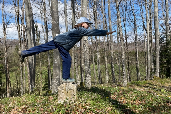 A saute-frontières entre Damvant et Réclère