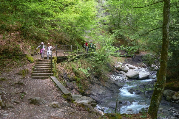 Durch die Gorge du Chauderon