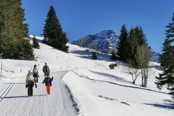 Wintersonne im Chablais