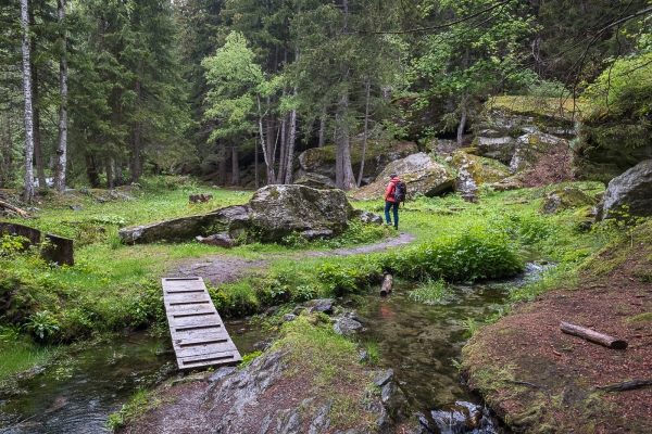 Felsterrassen hoch über Naters