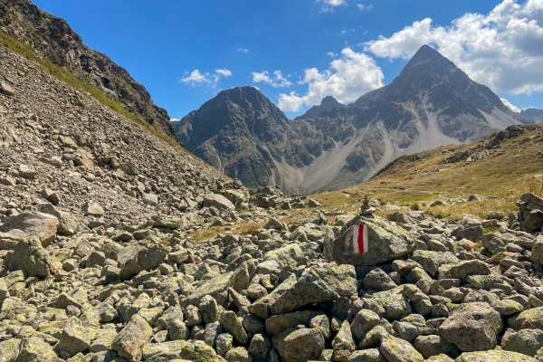 Wilde Wasser auf der Via Albula