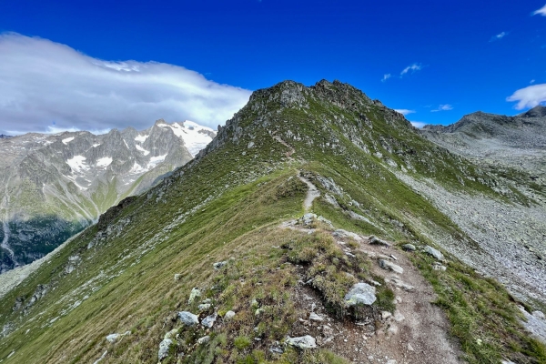 Chüe und Risihorn, über Bellwald