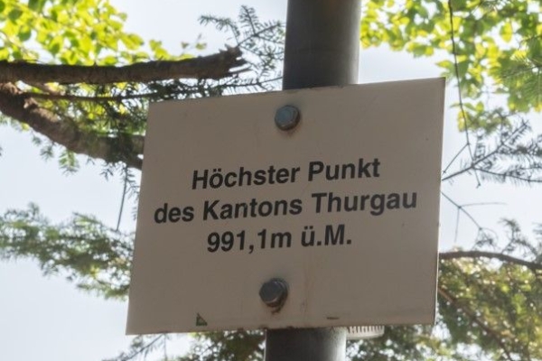 Zum höchsten Punkt im Kanton Thurgau