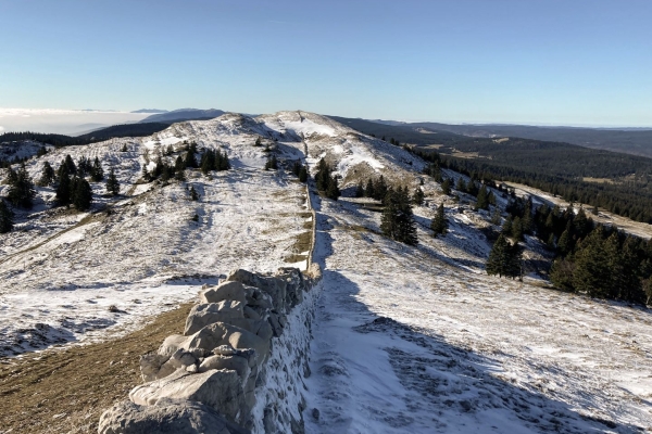 Wanderung auf den Mont Tendre im Parc Jura vaudois