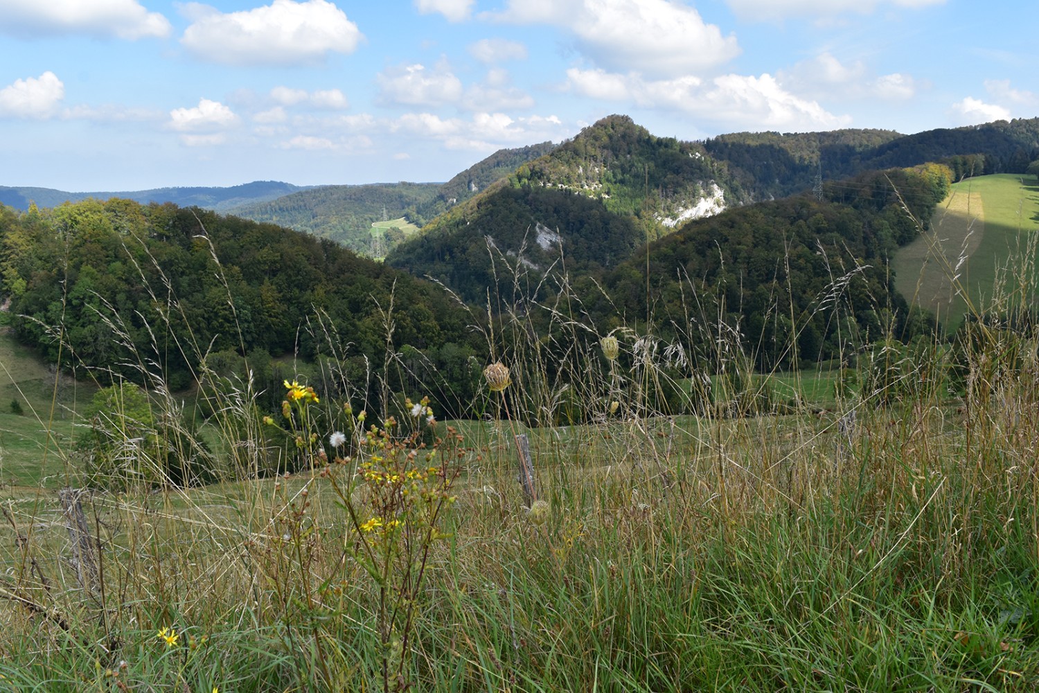 Point de vue sur le col des Rangiers, au niveau des Malettes.