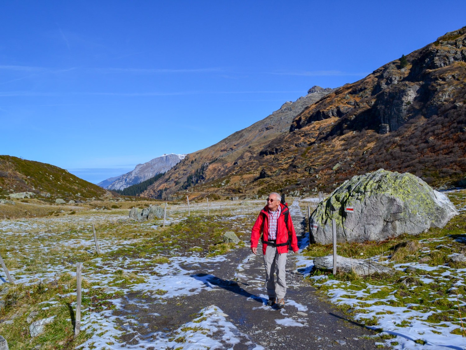 L’alpage de Niderenalp. Durant la saison d’estivage, on y vend des boissons. Photo: Sabine Joss