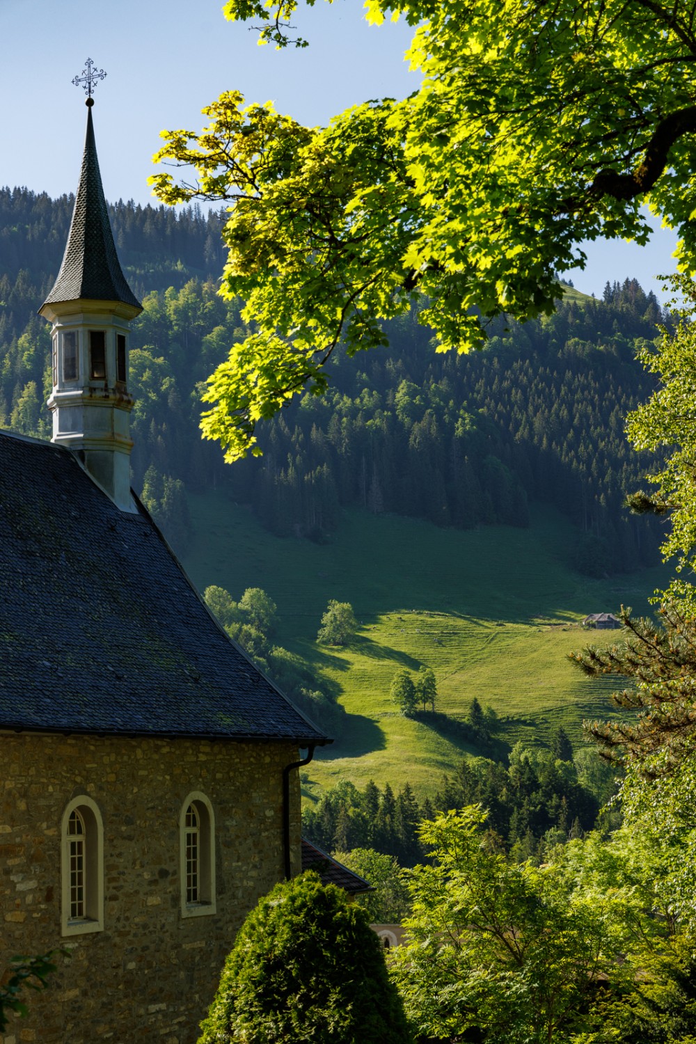 Hier im Kloster La Valsainte zuhinterst im Javrotal liessen sich die Karthäuser 1295 nieder. Bild: Severin Nowacki