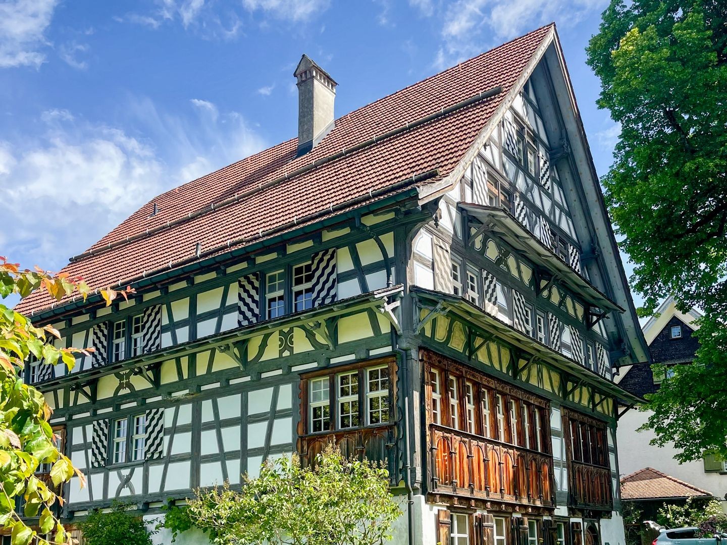 L’ancien hôtel de ville à Schwänberg, construit entre 1627 et 1630, fait partie de la première localité d’Appenzell.