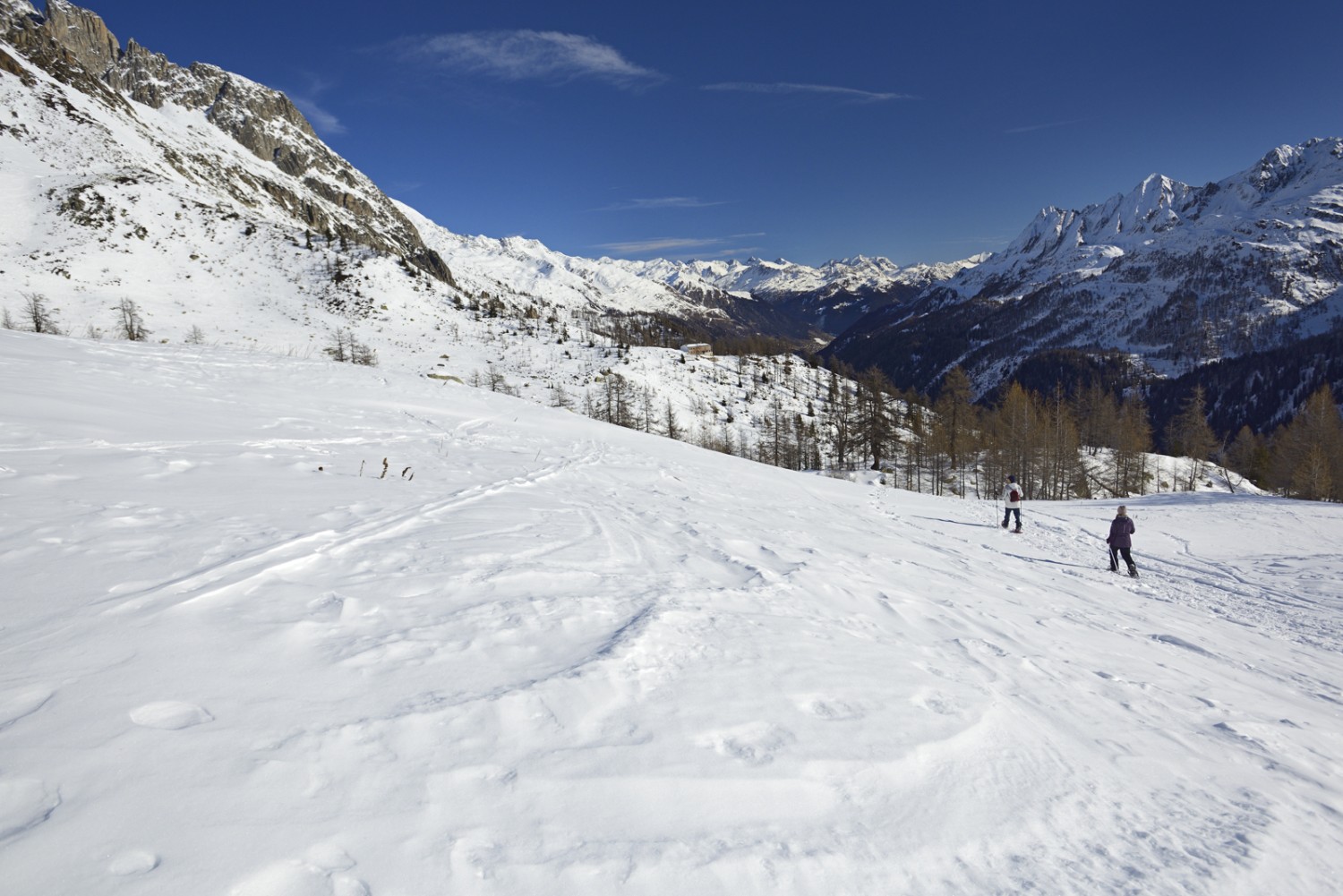 Le chemin qui repart du Lago delle Pigne. Photo: natur-welten.ch