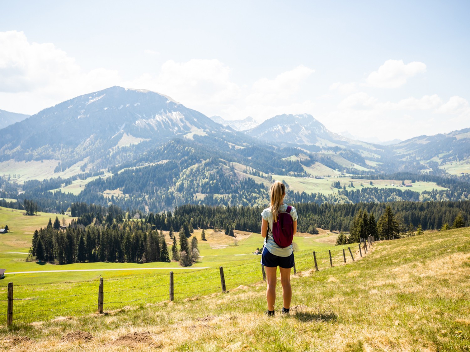 Par beau temps, la vue se présente magnifique. Photo: Wanderblondies