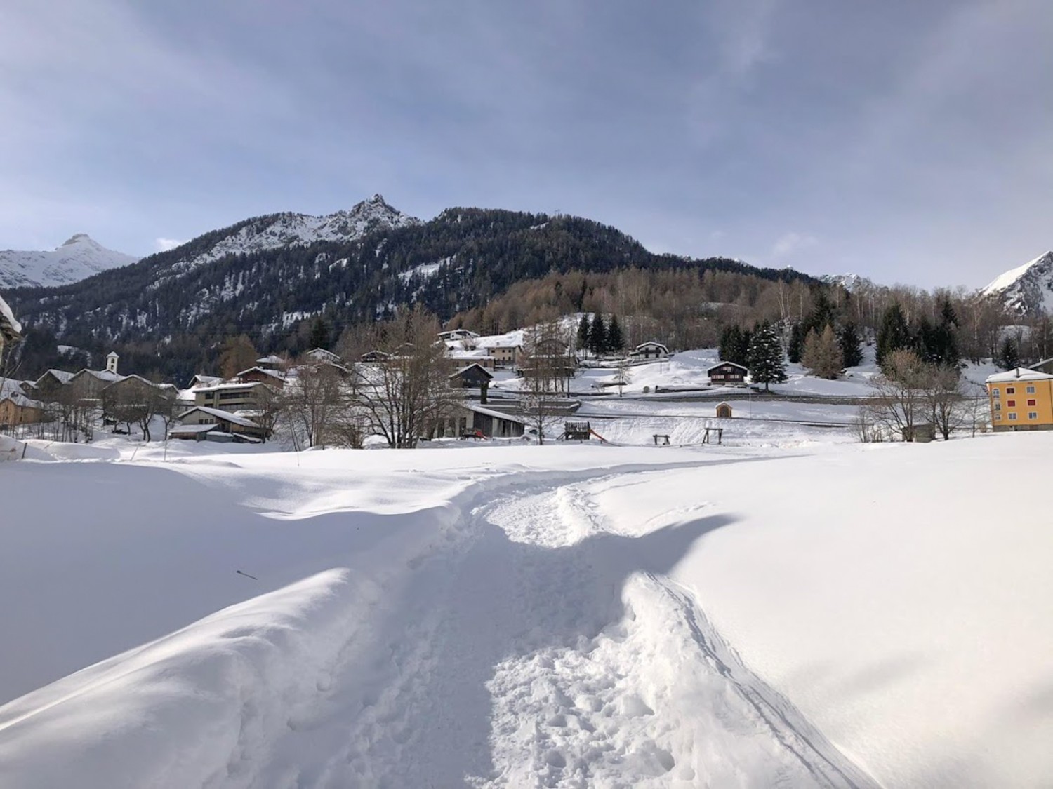 Sur le haut-plateau de Dalpe. Photo: Racchette Dalpe