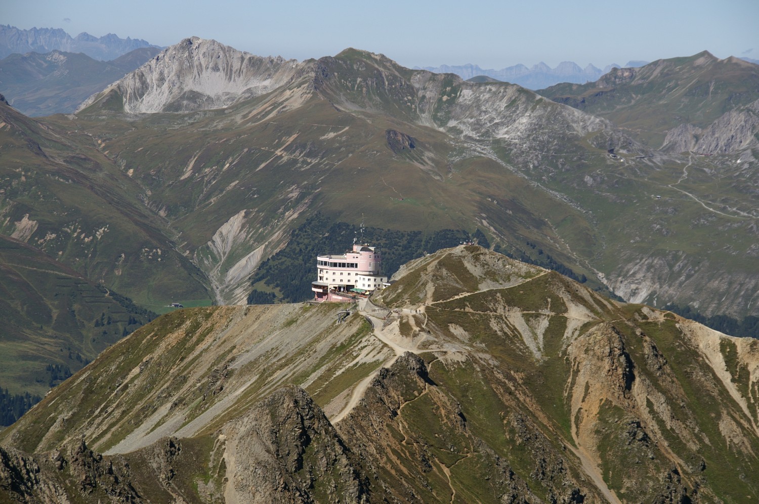 Le panorama depuis Jakobshorn est magnifique. Photos: Jochen Ihle