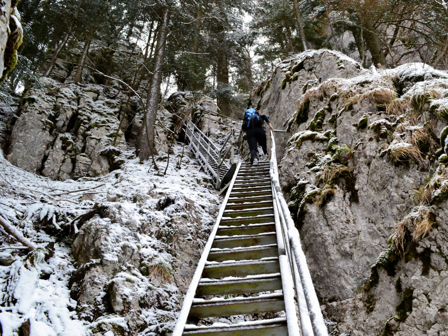 Auf den Echelles du Graitery.  Foto: Sabine Joss