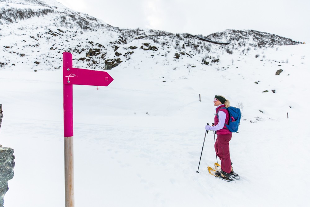 En chemin, sur le Fliesgaden Trail. Photo: Wanderblondies