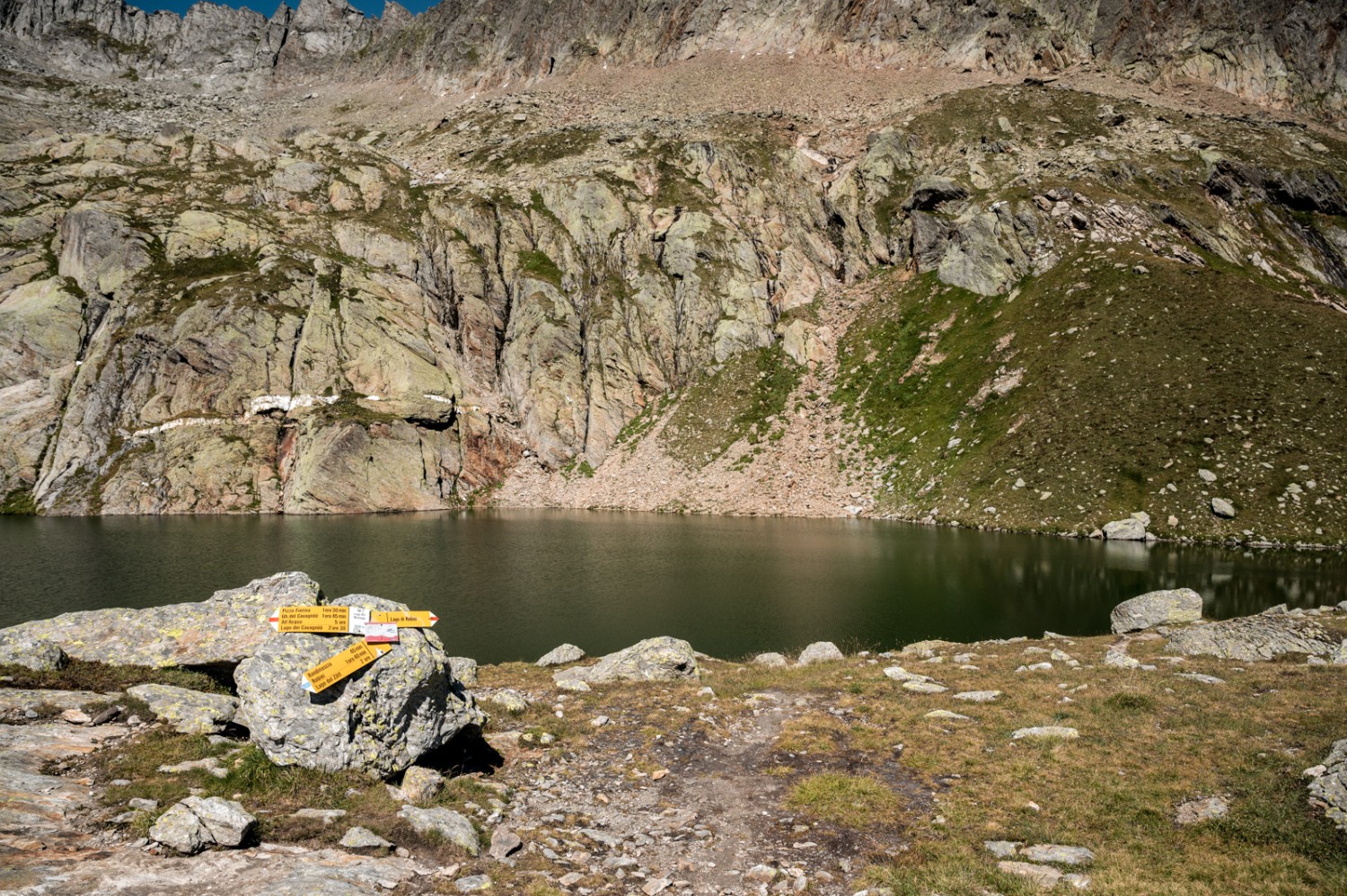 Embranchement près du Lago dei Matörgn. Photo: Jon Guler