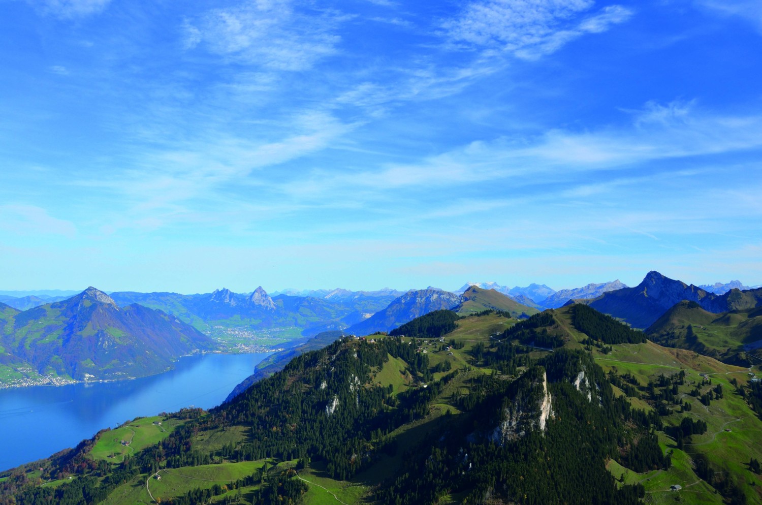 Vogelschau auf die Klewenalp.  Bild: Perret/Luzern Tourismus