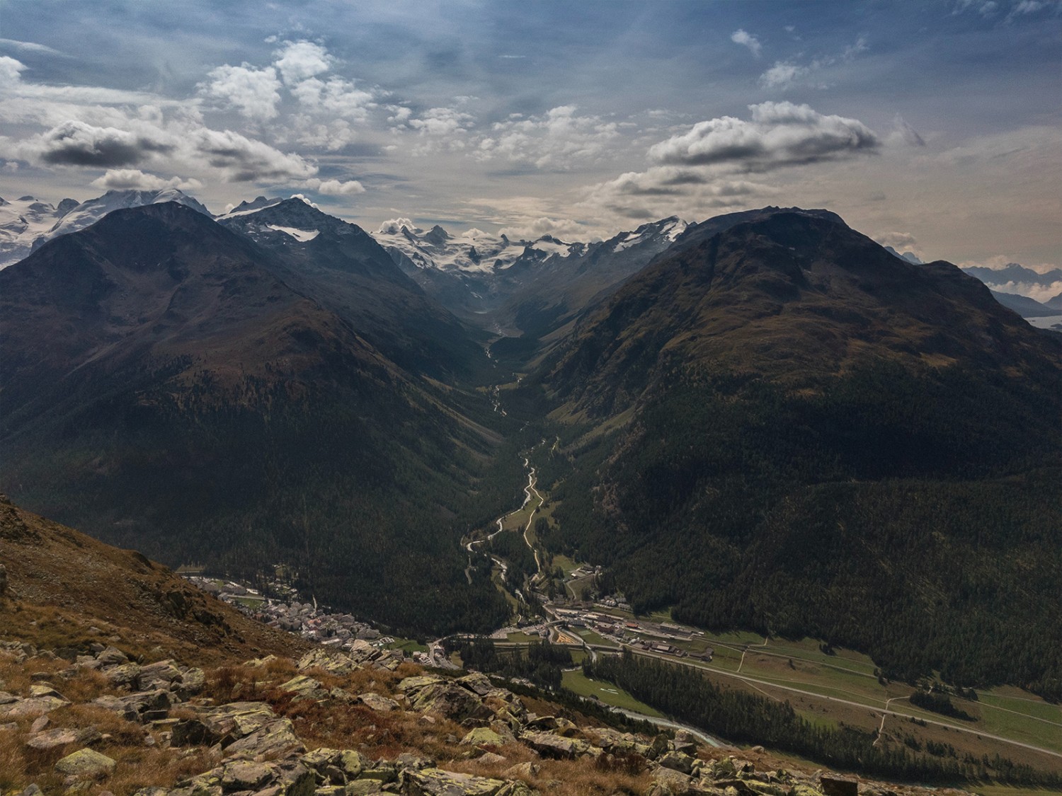 Vue au Val Rosegg. Photo: Renato Muolo 