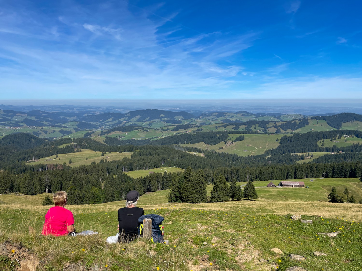 Die Aussicht auf den Bodensee lädt zum Verweilen ein. Bild: Claudia Peter