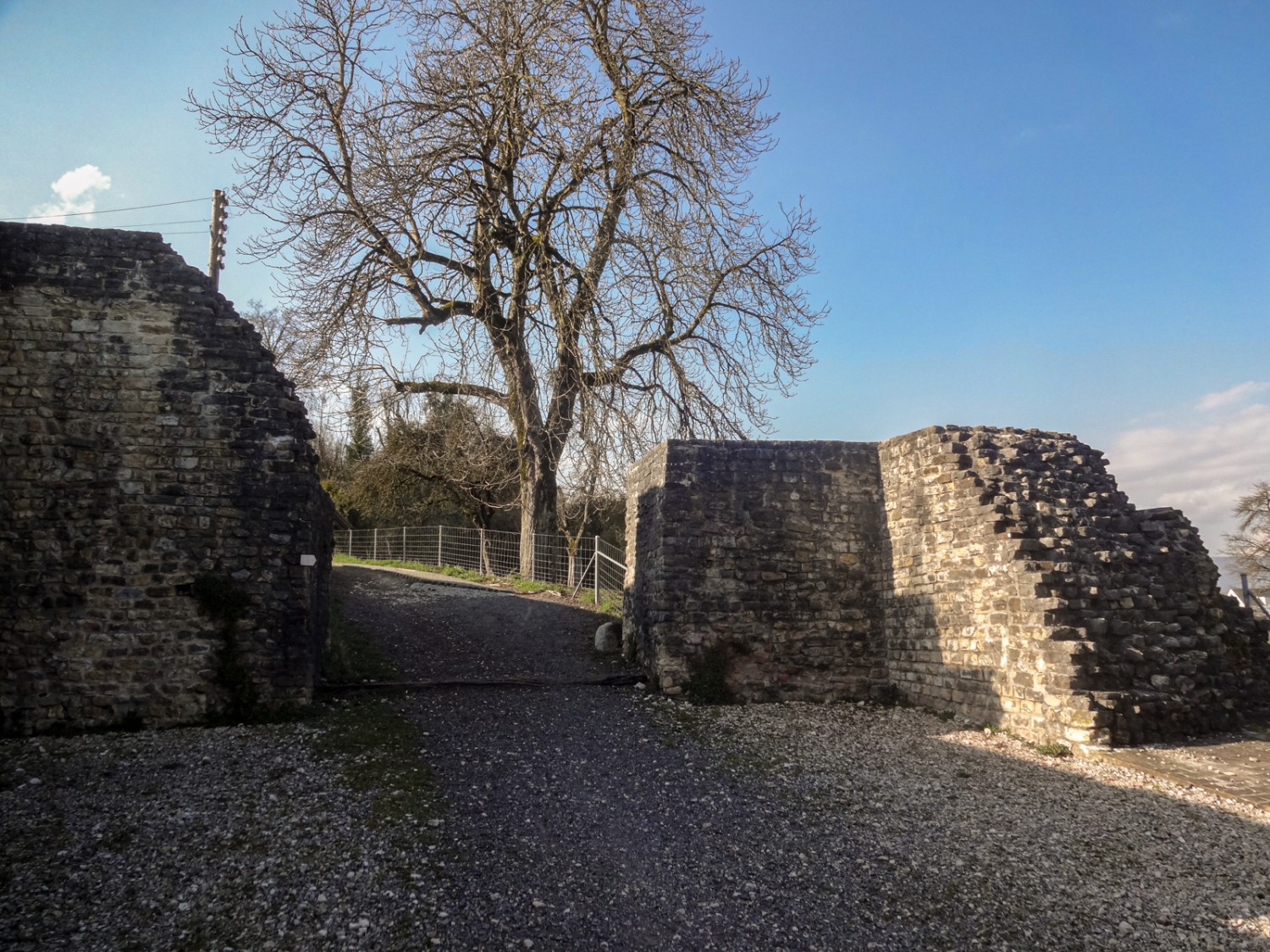 In Studen sieht man ein Überbleibsel des Eingangs zum Dorf Petinesca. Bild: Miroslaw Halaba