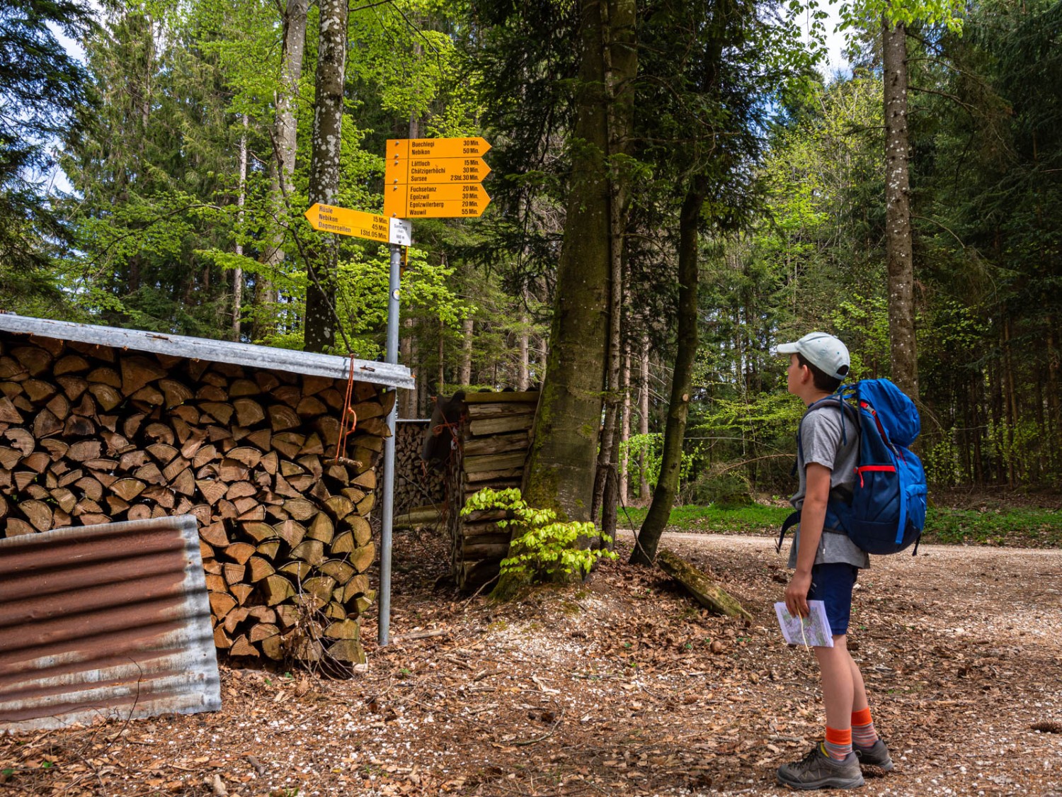 Sud du Santeberg: il ne reste plus que de la descente. Photo: Franz Ulrich