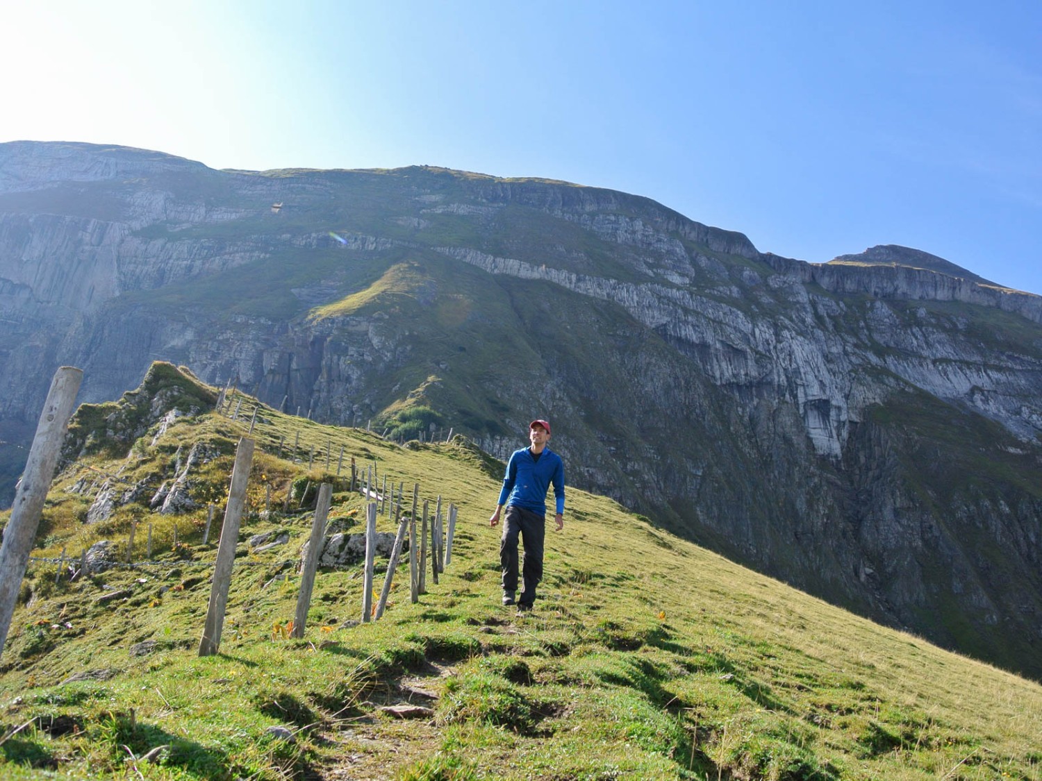 Sur la crête du Sinsgäuer Schonegg. Photo: Rémy Kappeler