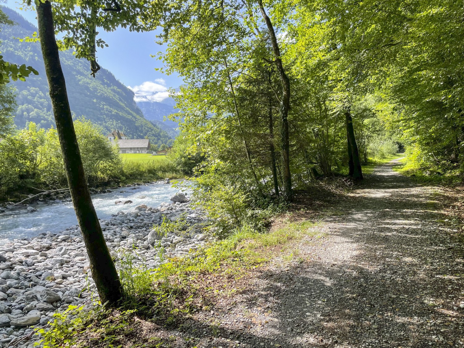 Le début de la randonnée longe l’Engelberger Aa. Photo: Rémy Kappeler