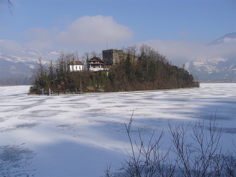 L'île de Schwanau. Photo: Werner Nef