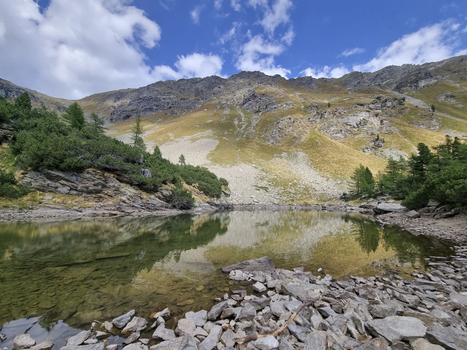 Le Lagh da l’Ombra est un peu caché, mais vaut le détour. Photo: Nathalie Stöckli