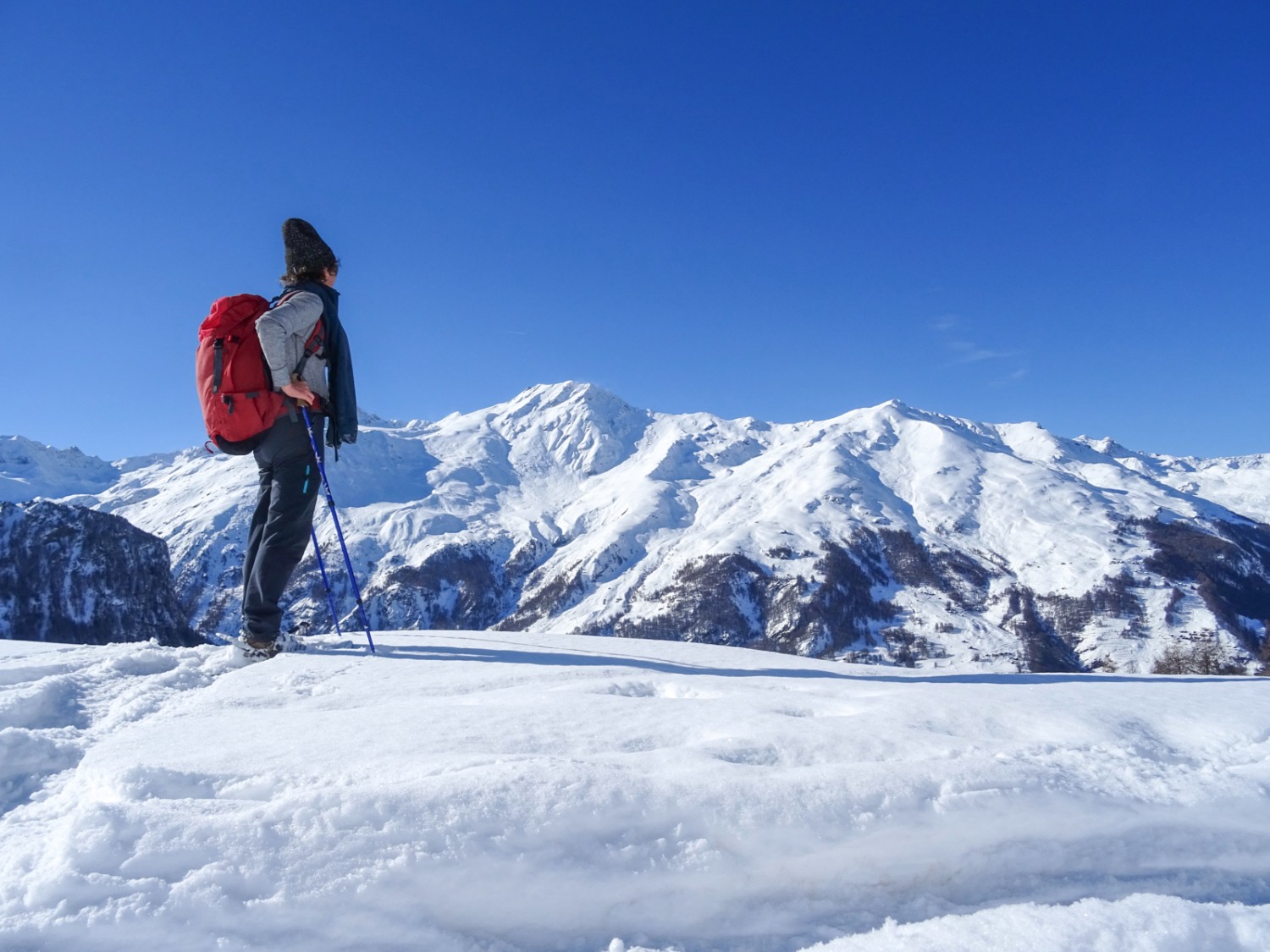 Aussicht zum Mont de l’Etoile und zur Palantse de la Cretta. Bild: Sabine Joss