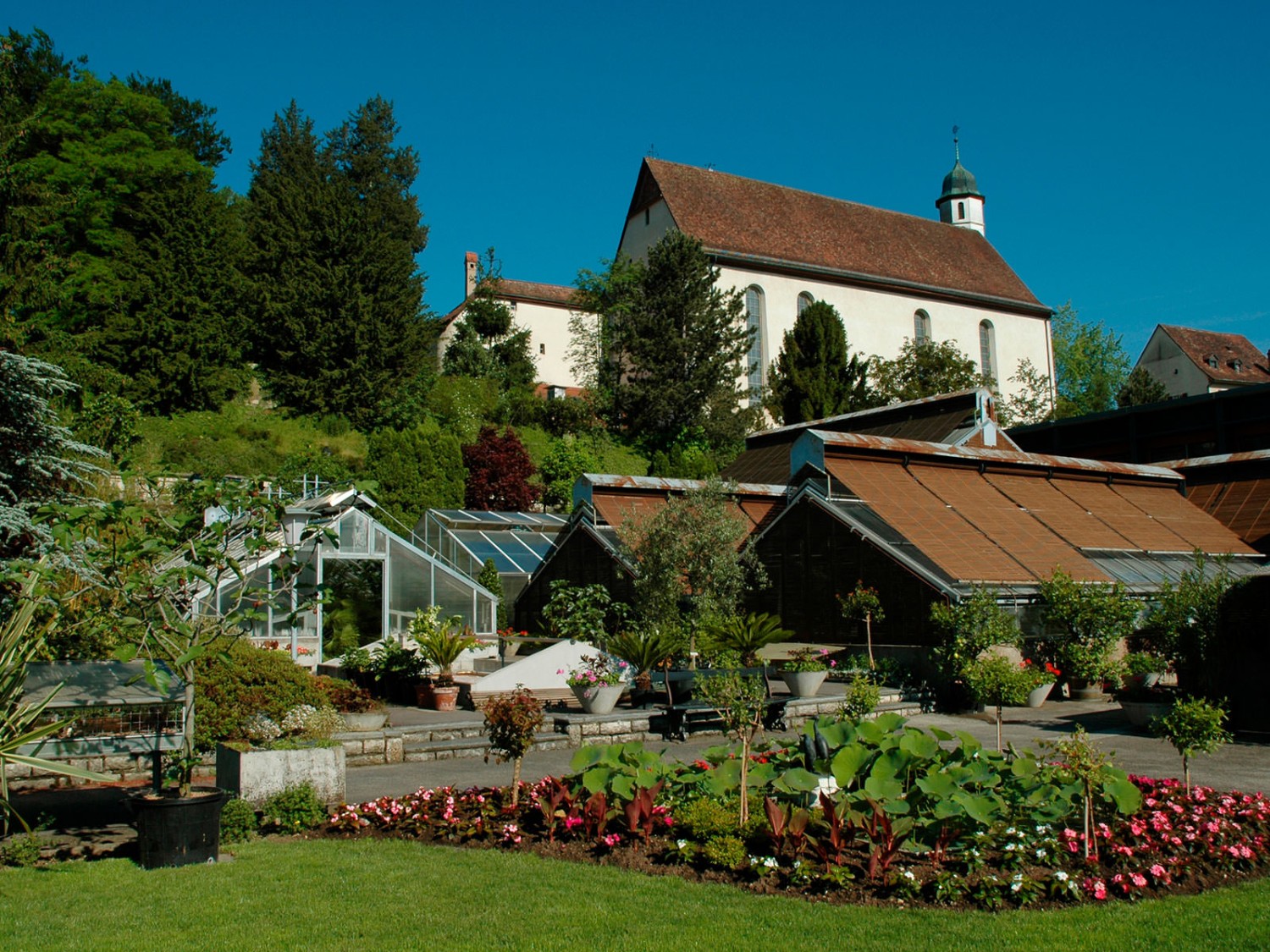 Jedem Gewächshaus ist ein Thema gewidmet. Bild: Jura Tourisme