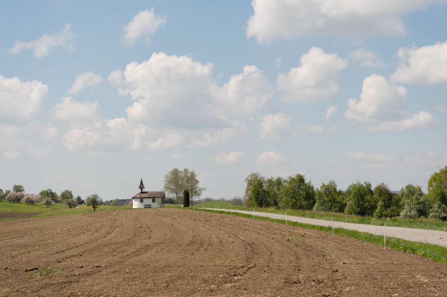 Die Kapelle Maria am hohen Weg bei Leutmerken. Bild: Raja Läubli