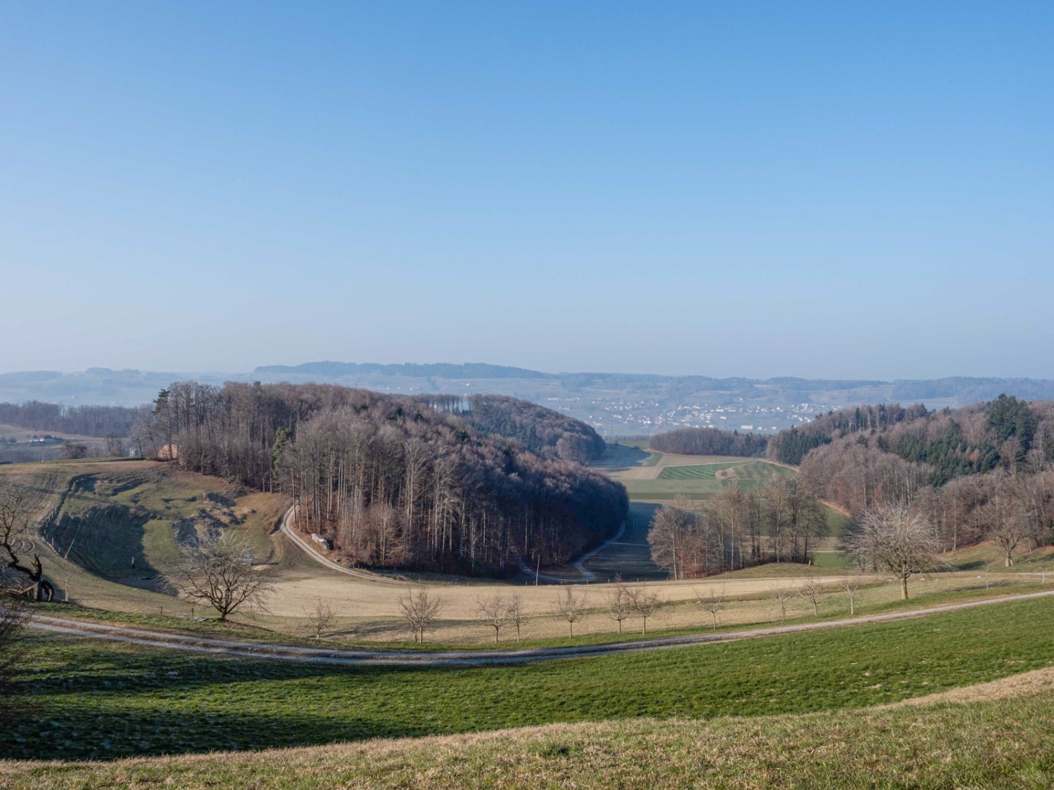 Vue depuis Hochrüti en direction de Kirchleerau. Photo: Barbara Graber