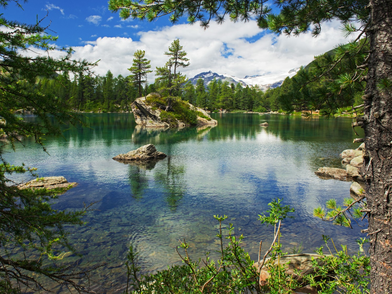 La randonnée de montagne dévoile immédiatement une de ses merveilles: le lac de Saoseo. Photo: natur-welten.ch