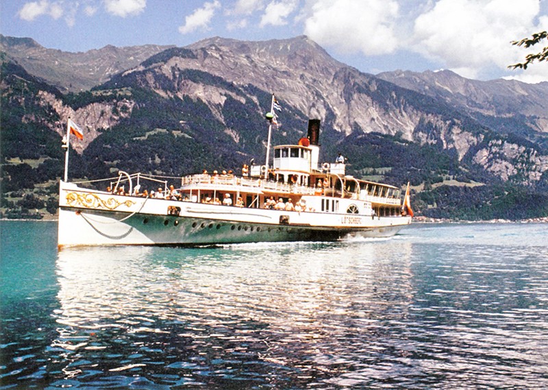 Das Dampfschiff Lötschberg ist das Bijou vom Brienzersee.