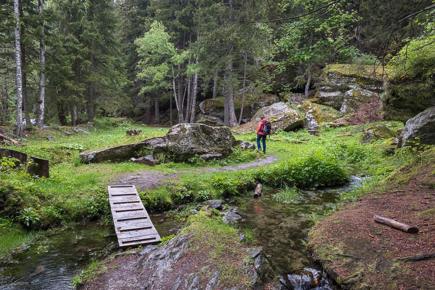 Der Walpurgisplatz in einer Lichtung des Hexenwaldes im Blindtälli ist ein mystischer Ort.