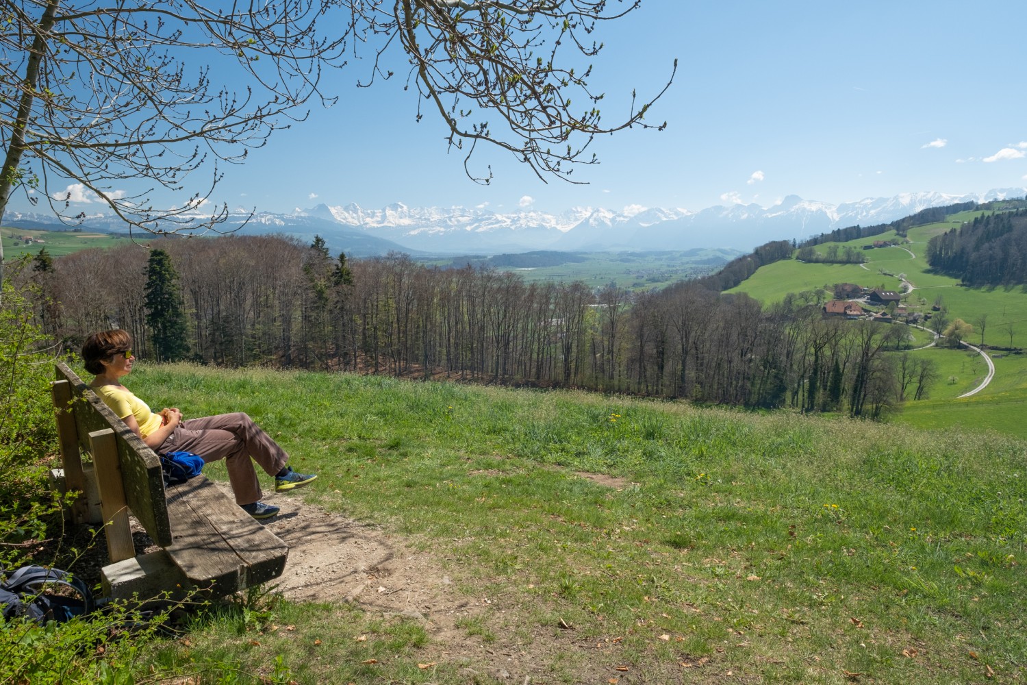 L’aire de grillade de Wissenstein est idéale pour la pause de midi. Photo: Markus Ruff