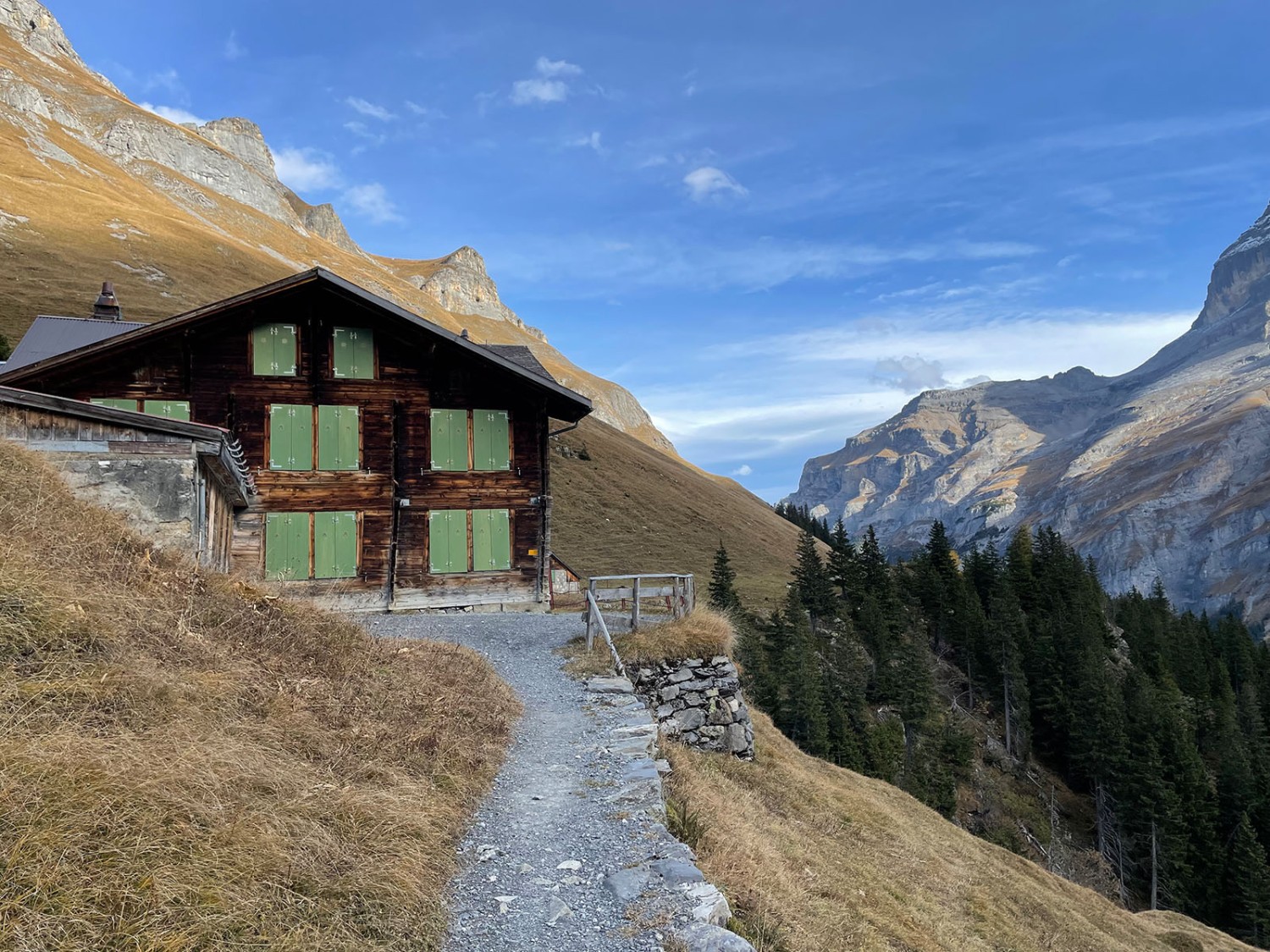 Im Hotel Obersteinberg wird übernachtet. Bild: Rémy Kappeler