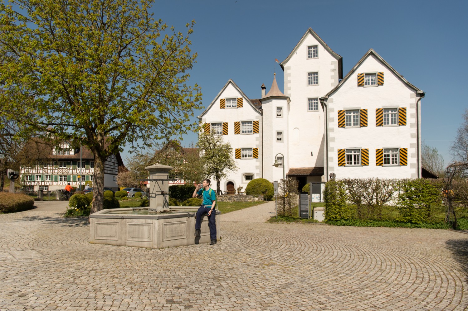 Trinkpause in Roggwil. Bild: Raja Läubli