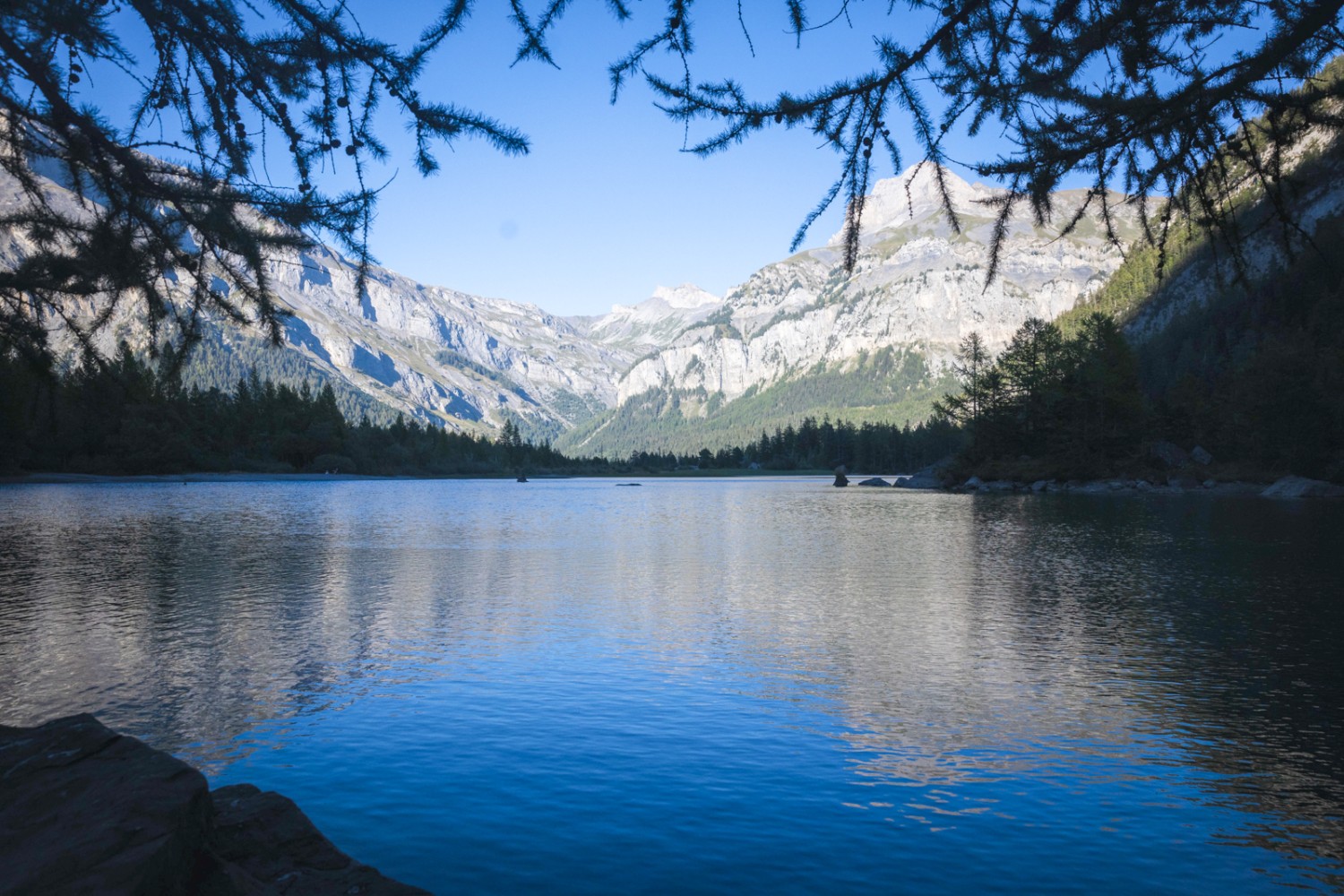 Der sagenumwobene Lac de Derborence. Bild: Alex J. Wissmann