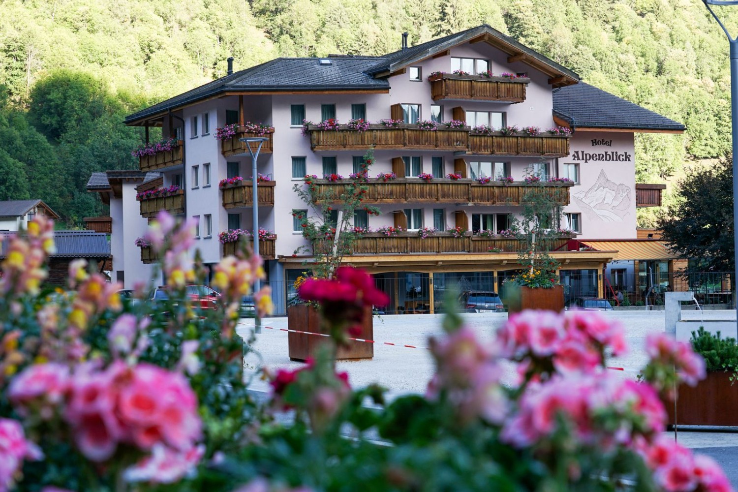 L’Alpenblick, à Fieschertal, permet de se restaurer.